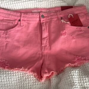 Mossimo Supply Co. Women's Vibrant Pink Jean Shorts